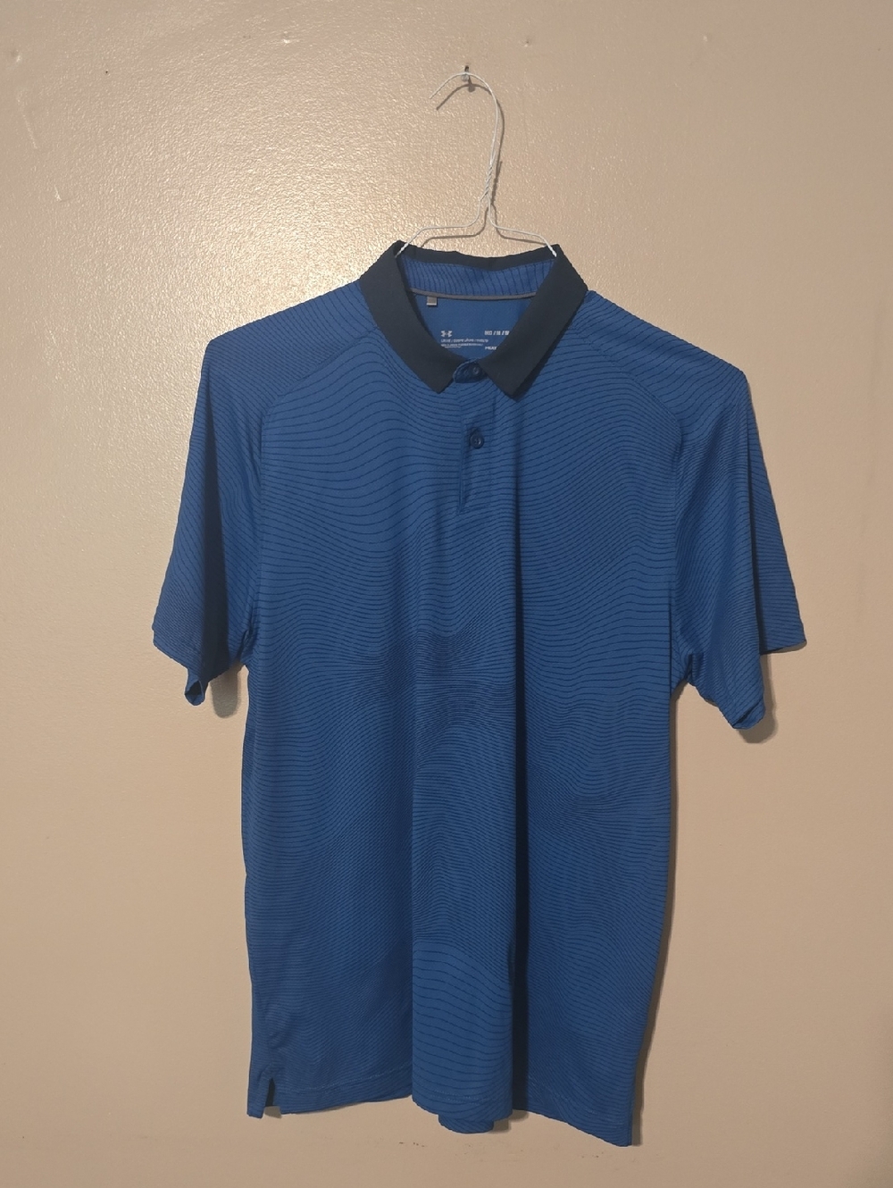 Under Armour‎ Golf Polo Shirt Blue Mens Size Medium